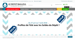 Desktop Screenshot of ledepot-bailleul.fr
